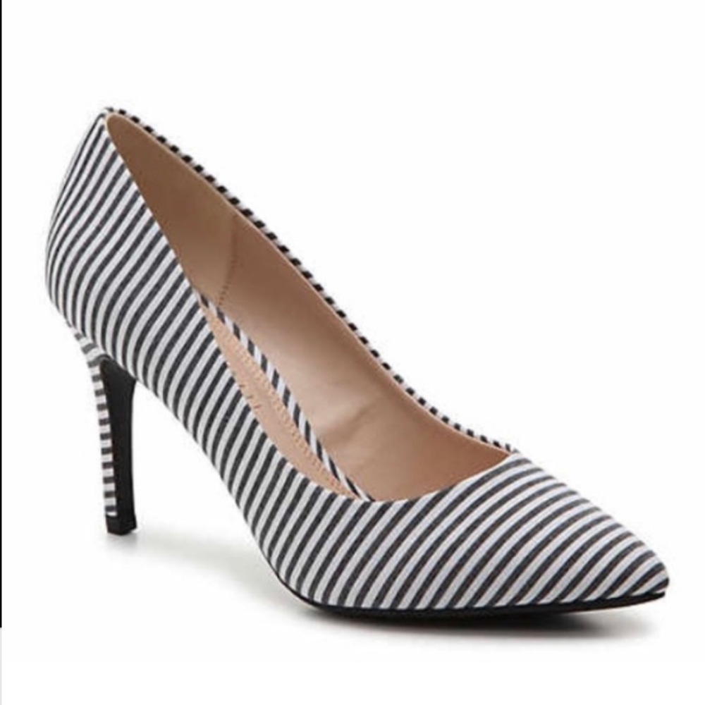 Kelly & Katie Striped Heels